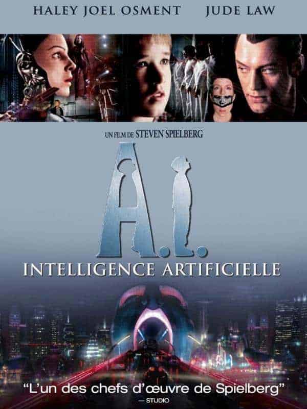 Affiche de A.I., Intelligence artificielle