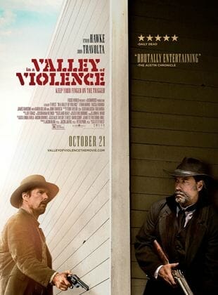 Affiche de in a valley of violence avec ethan hawke