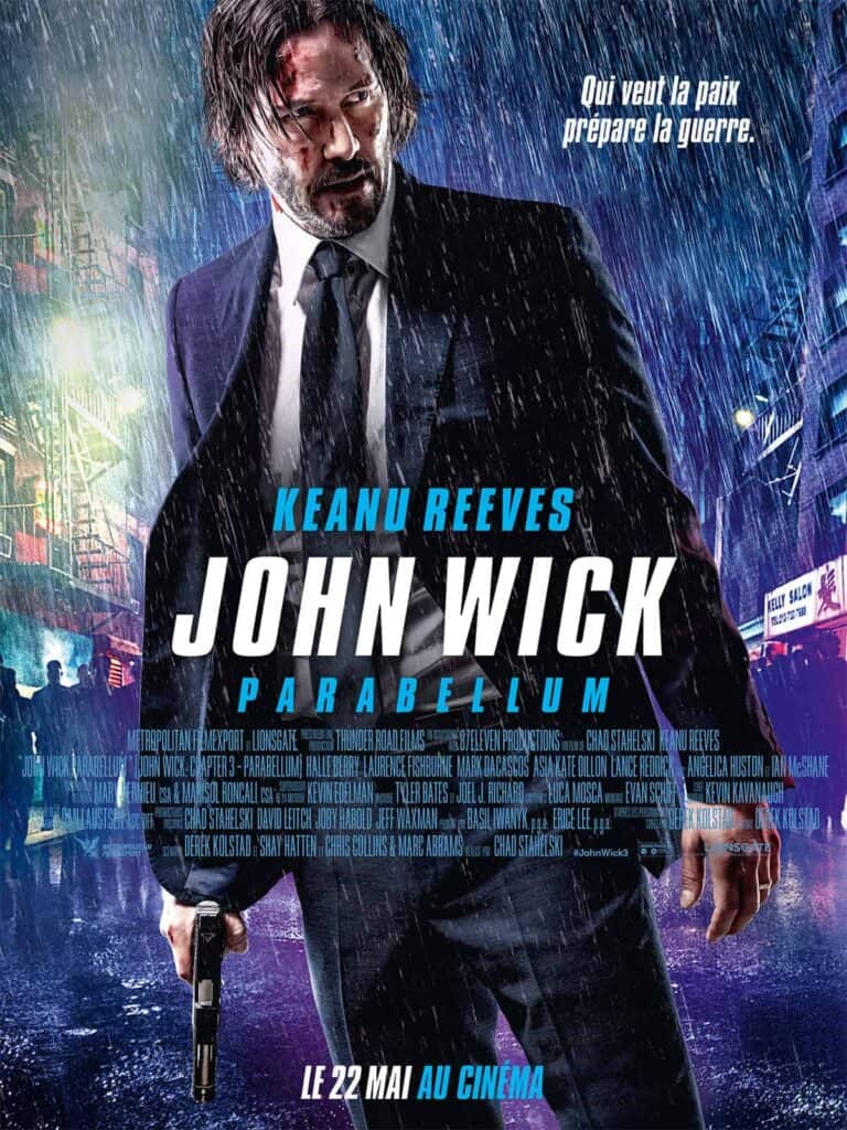 Affiche de John Wick 3 avec Keanu Reeves