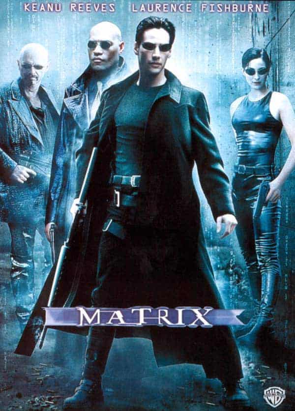 Affiche de matrix avec keanu reeves