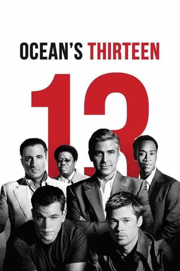 Affiche de Ocean 13 avec Brad Pitt